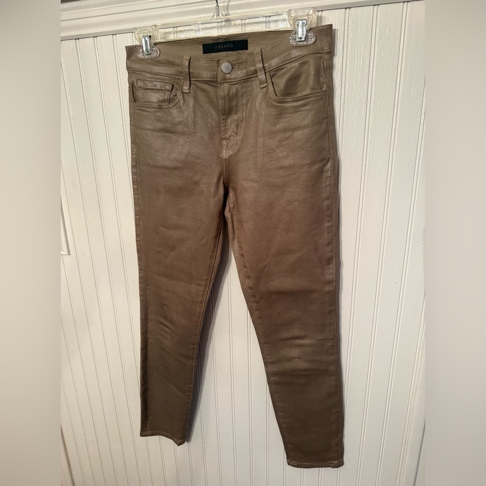 J Brand Coated Laila Skinny Jeans 26